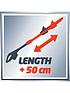  image of einhell-gc-hh-9048nbspgarden-classic-electric-high-reach-hedge-trimmer-900w-48cm-blade