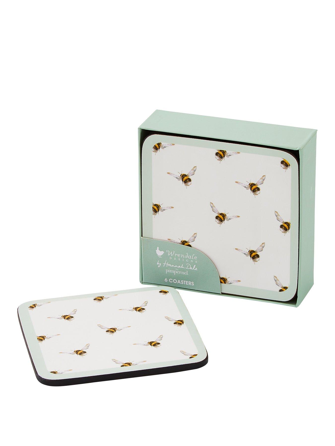 Product photograph of Royal Worcester Bee Coasters Set Of 4 from very.co.uk