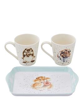 Product photograph of Royal Worcester Diet Starts Tomorrow Mug Tray Set from very.co.uk
