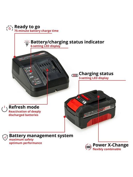 stillFront image of einhell-pxc-18v-40ah-starter-kit-battery-and-charger