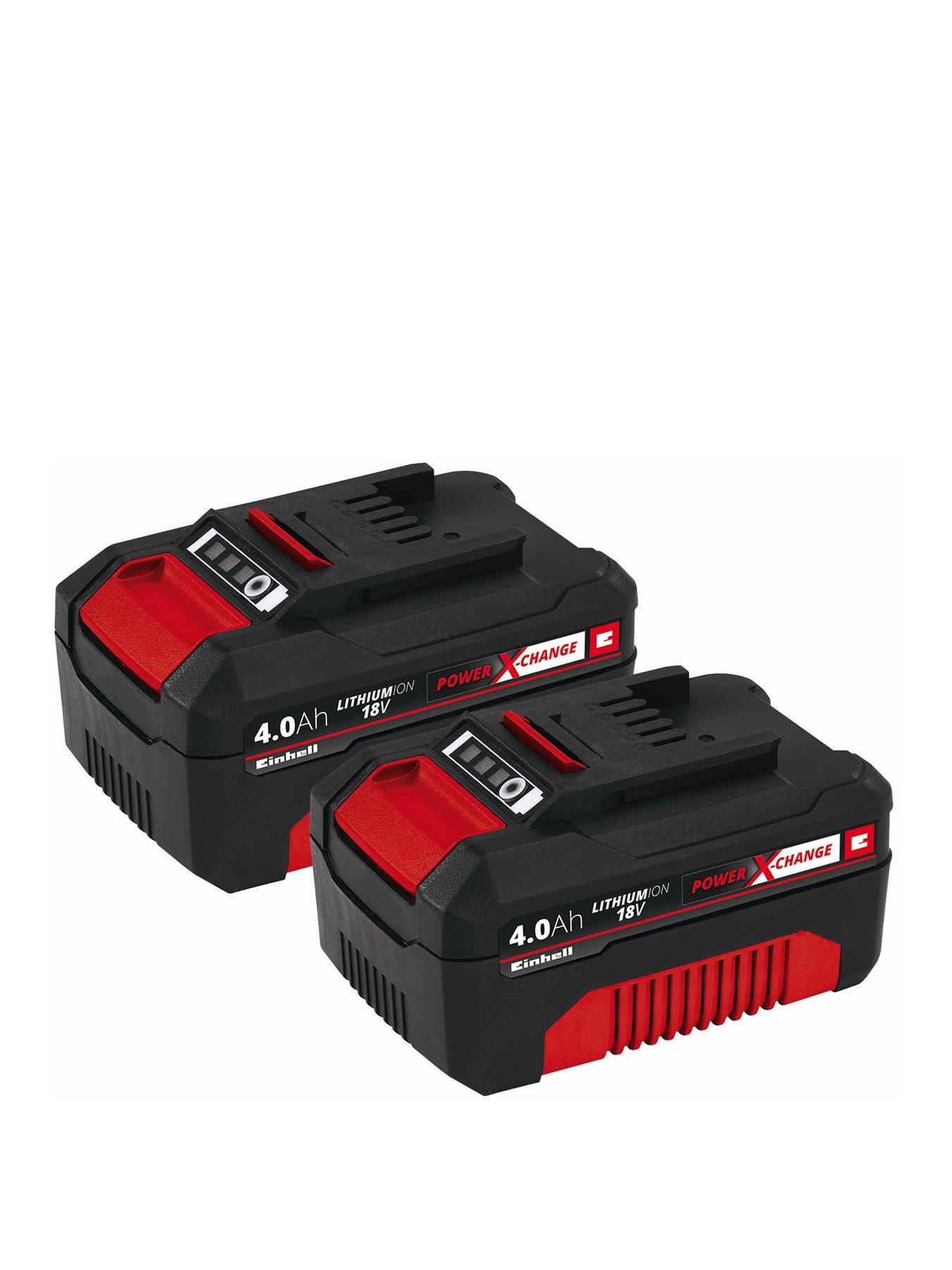 Einhell PXC 18V 4.0Ah Twin Pack 2 x Battery very