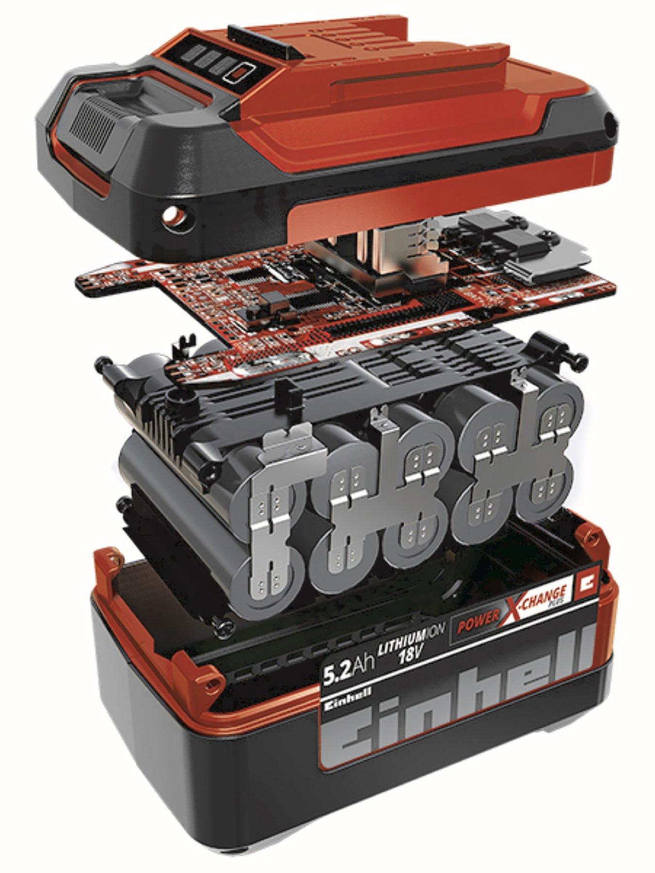 Einhell Power X-Change 18V, 4.0Ah Lithium-Ion Battery Starter Kit - Battery  and Charger Set - Universally Compatible With All Einhell PXC Power Tools