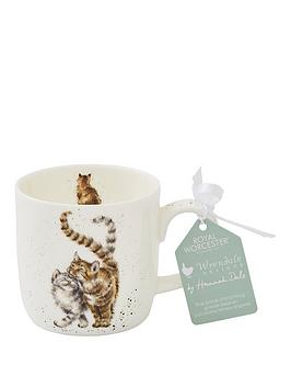 Product photograph of Royal Worcester Feline Good Mug from very.co.uk