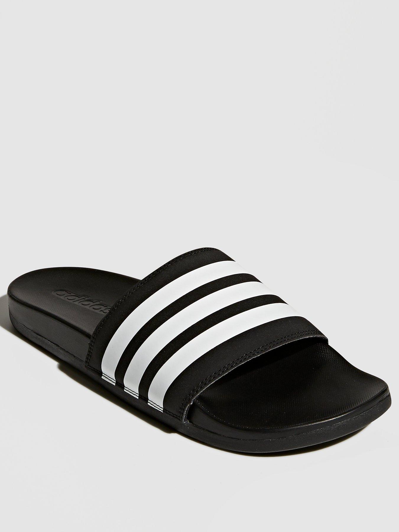 adidas velcro slides mens