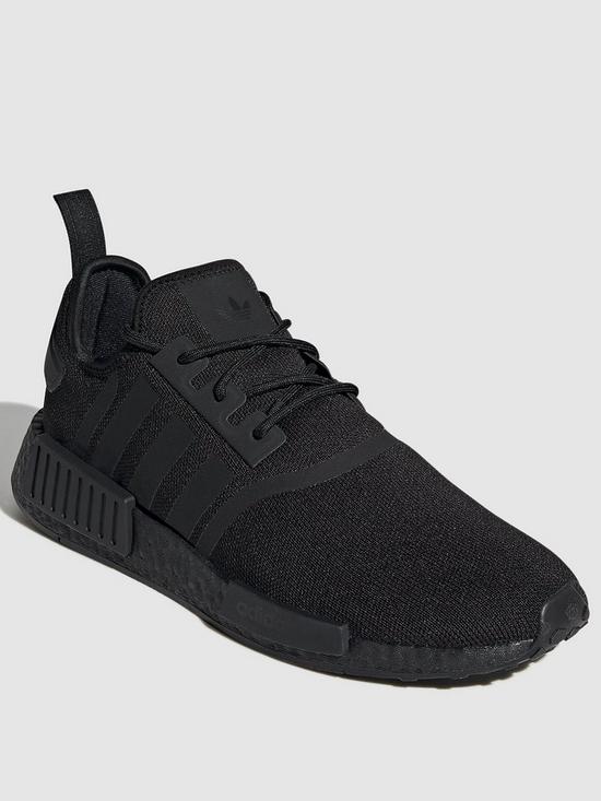 front image of adidas-originals-nmd_r1nbsptrainers-black