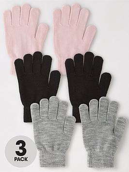 v-by-very-older-girls-3-pack-gloves-multi