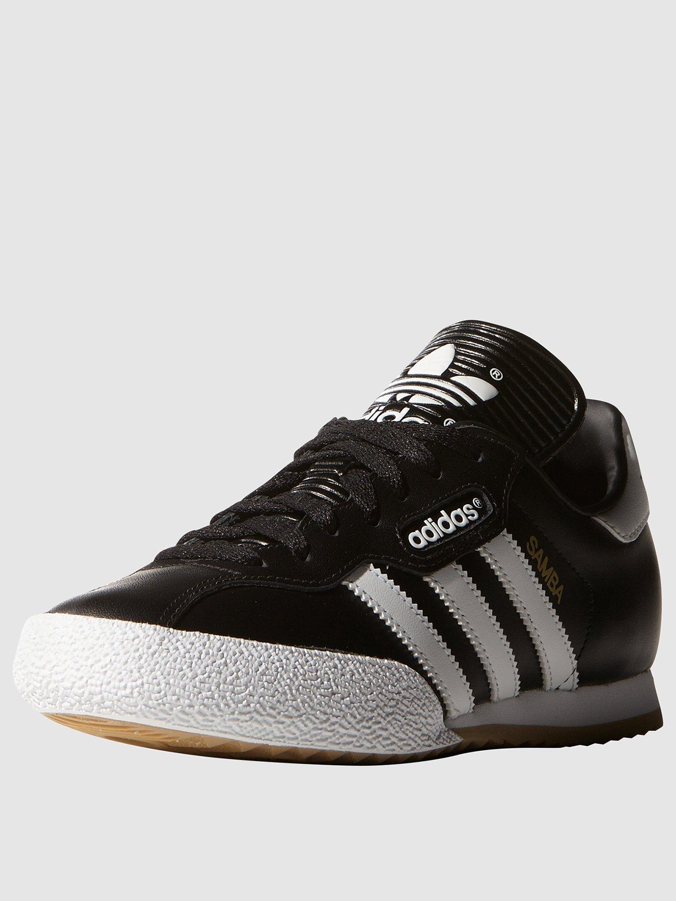 Renacimiento pirámide Reducción adidas Originals Samba Super Suede - Black/White | very.co.uk