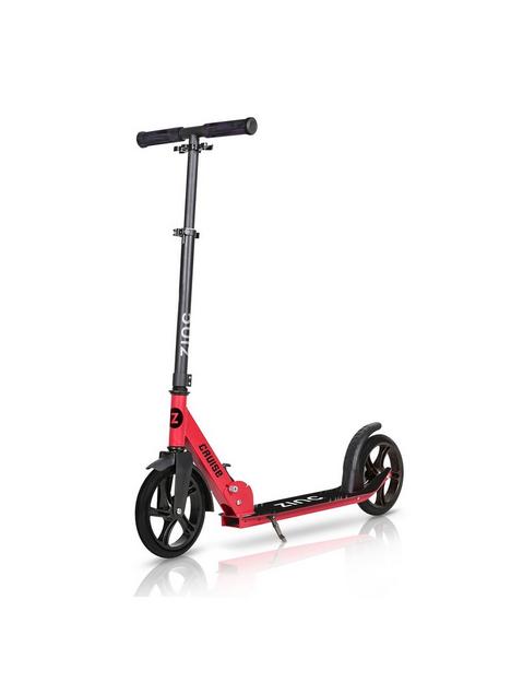zinc-big-wheeled-folding-cruise-scooter-red