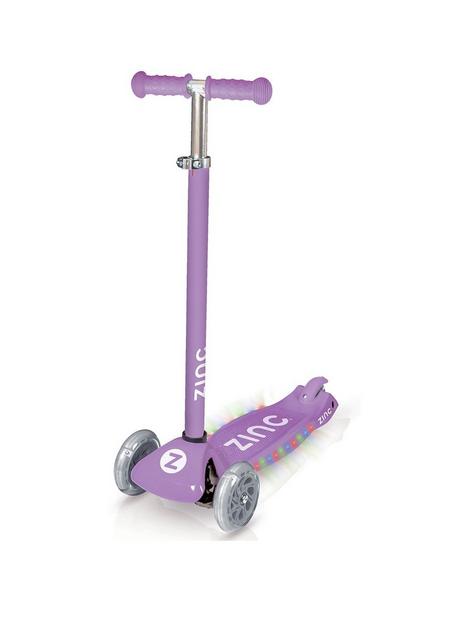 zinc-three-wheeled-non-folding-light-up-superstar-scooter-purple