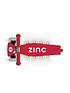  image of zinc-3-wheeled-light-up-superstar-scooternbsp--cherry-red