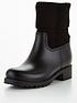 v-by-very-knit-leg-ankle-wellie-blackfront