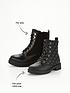  image of v-by-very-lace-up-boot-black