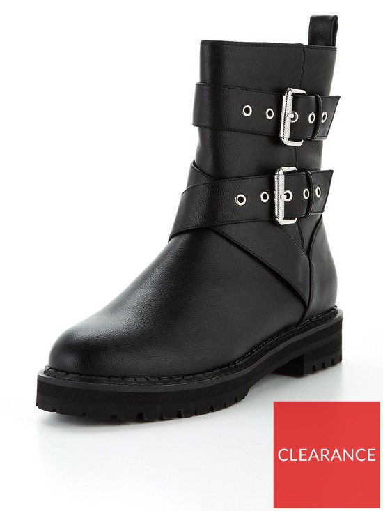 front image of v-by-very-biker-boot-black