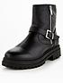  image of v-by-very-wide-fit-biker-boot-black