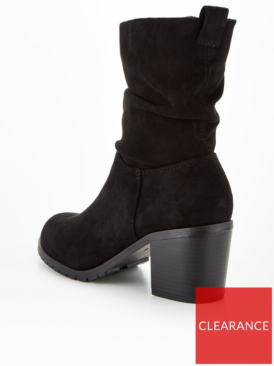 stillFront image of v-by-very-slouch-calf-boot-black