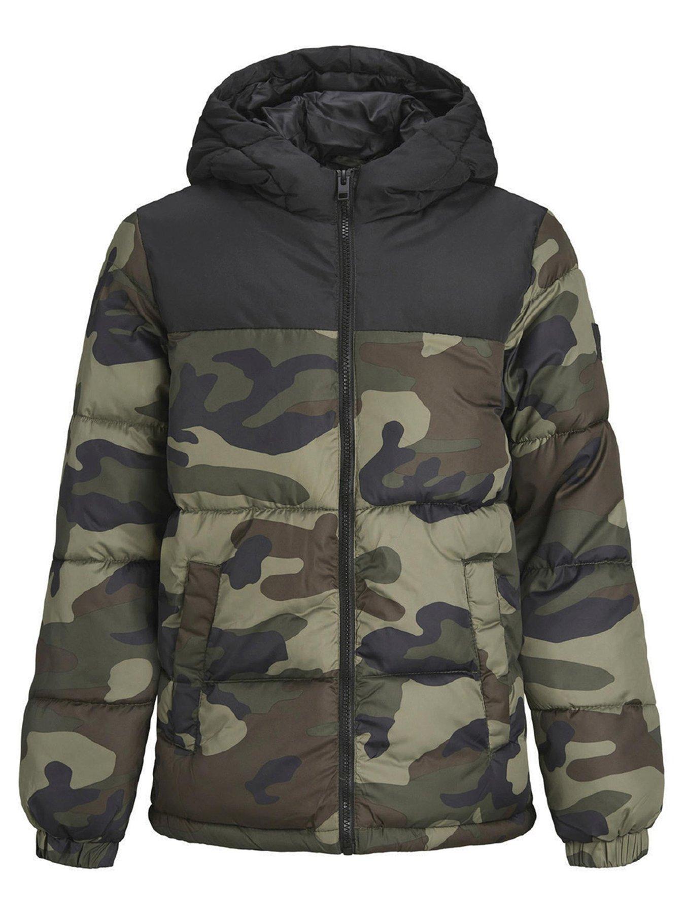 Camouflage boys coat sale