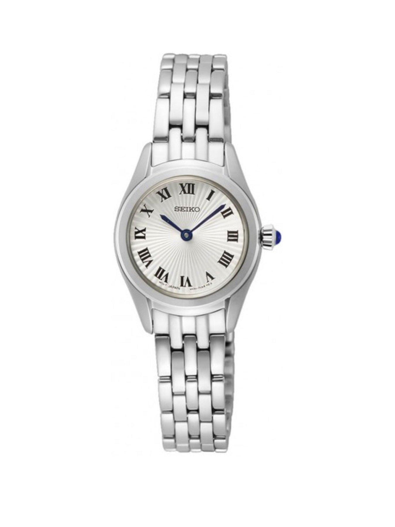 Seiko women's silver discount watch