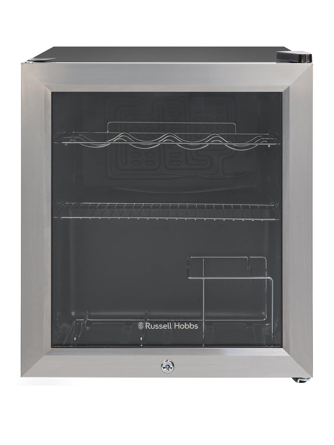 undefined RHGWC3SS-C-LCK Beer  &  Wine Drinks Mini Fridge with Lock - Stainless Steel