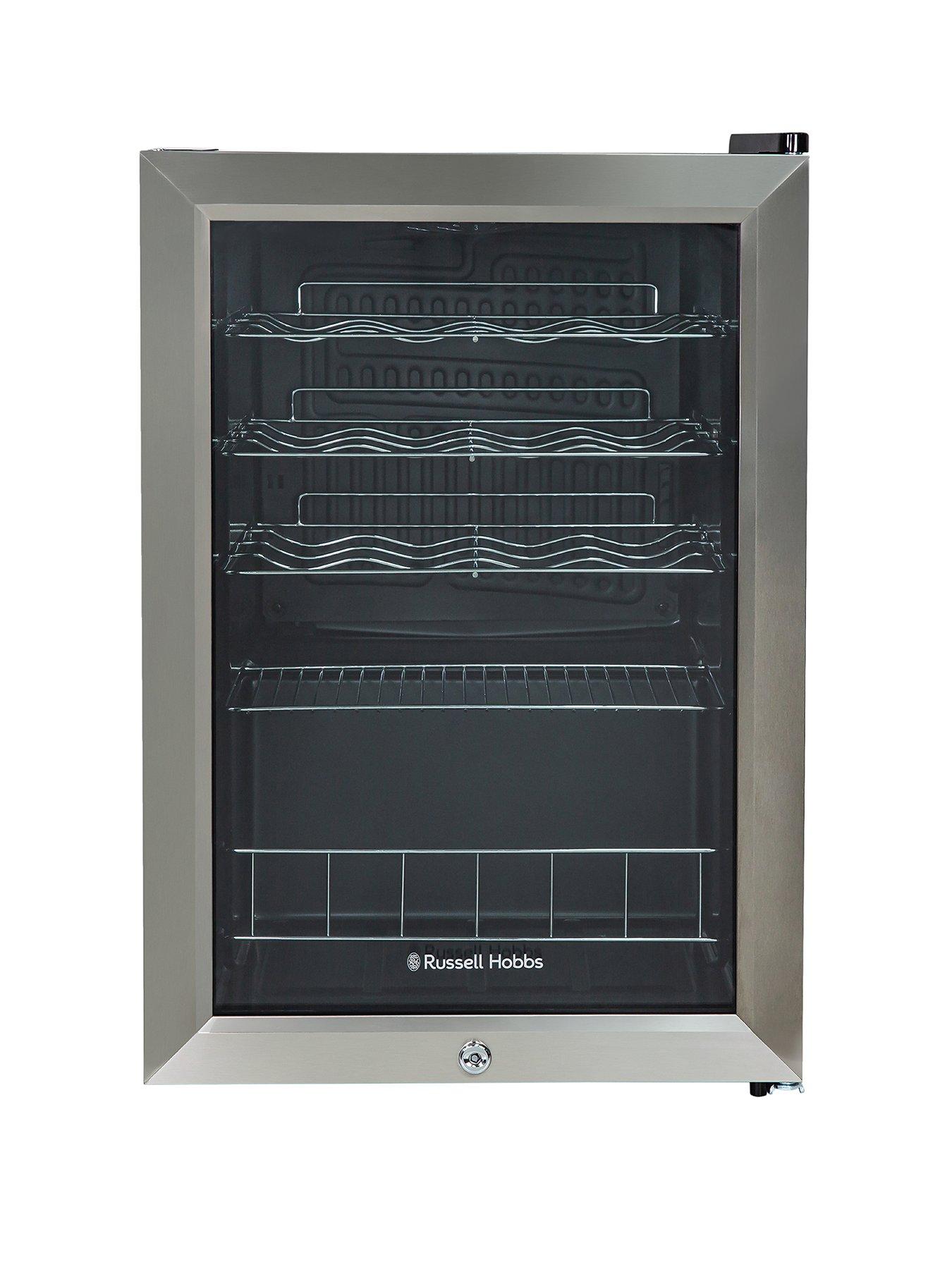 Russell Hobbs RHGWC4SS-LCK Beer  &  Wine Drinks Cooler with Lock- Stainless Steel