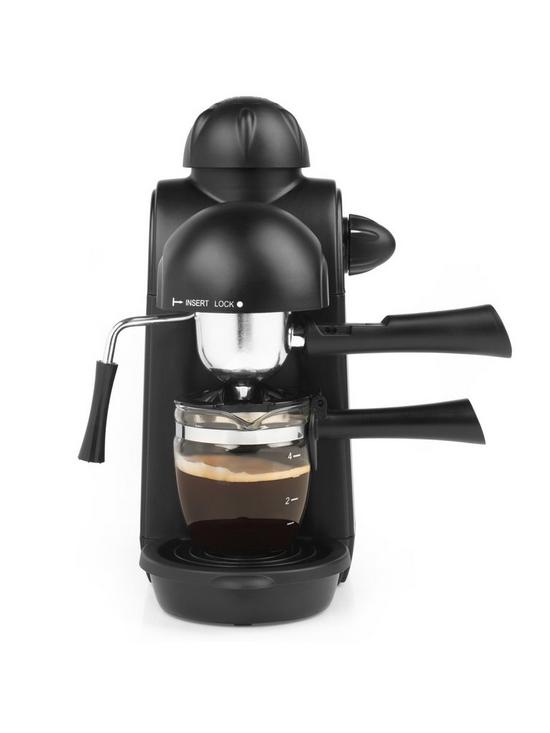 stillFront image of salter-ek3131-espressimo-barista-style-coffee-machine-with-tempered-glass-cup