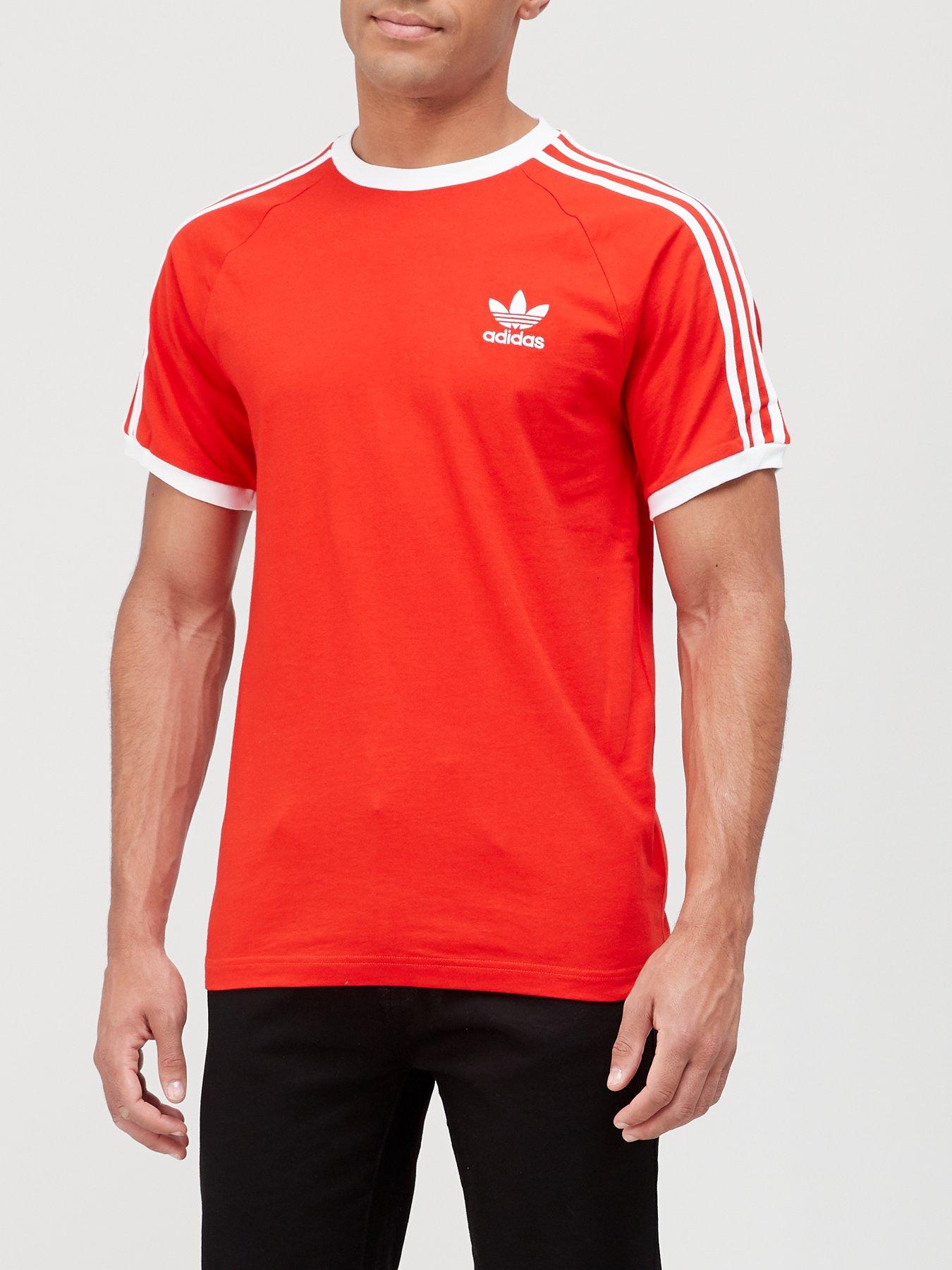 adidas california t shirt red