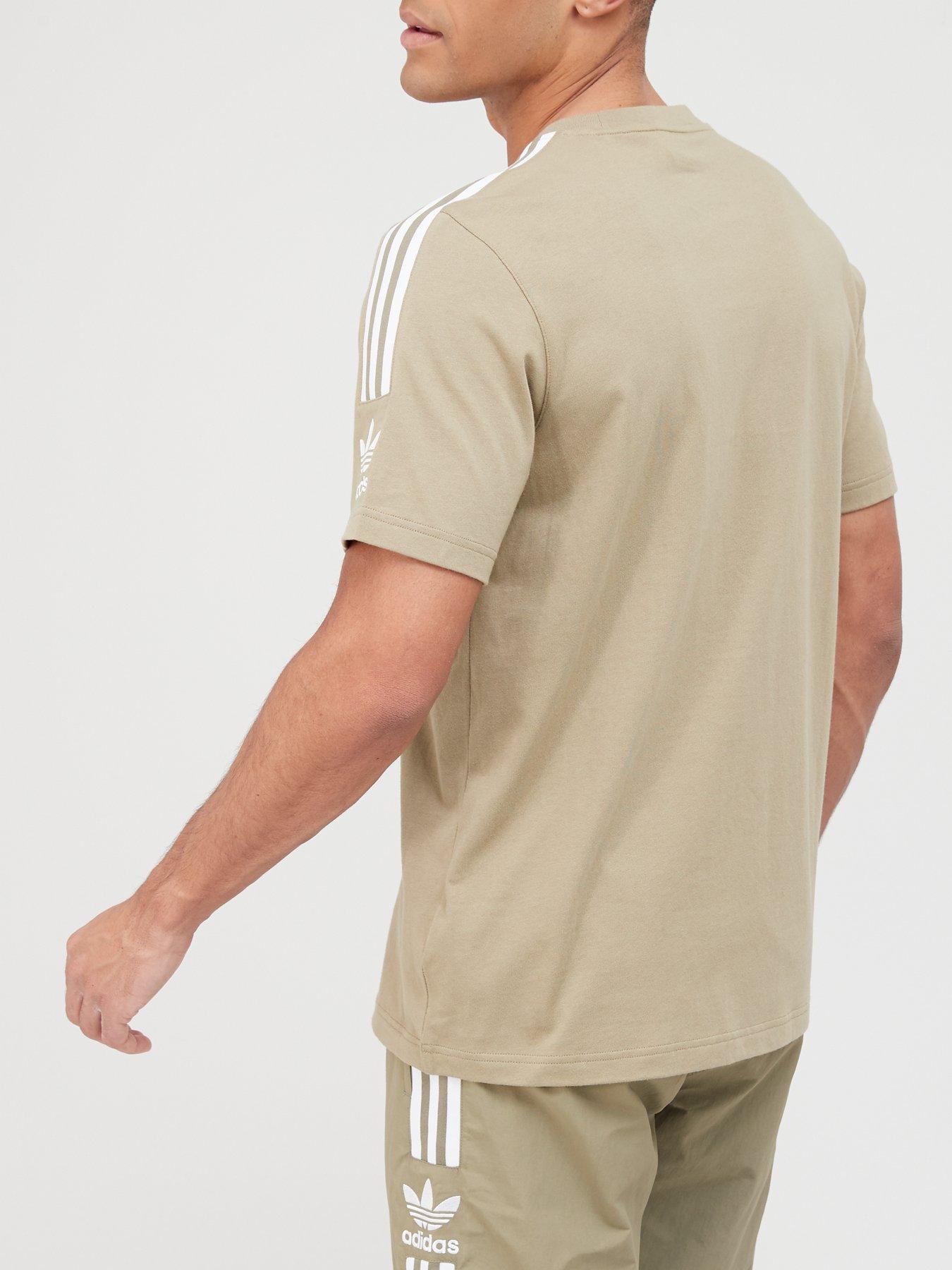 adidas Originals Lock Up TShirt Khaki very.co.uk