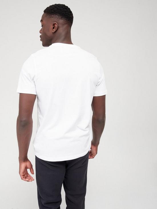 stillFront image of adidas-originals-trefoil-t-shirt-whiteblack