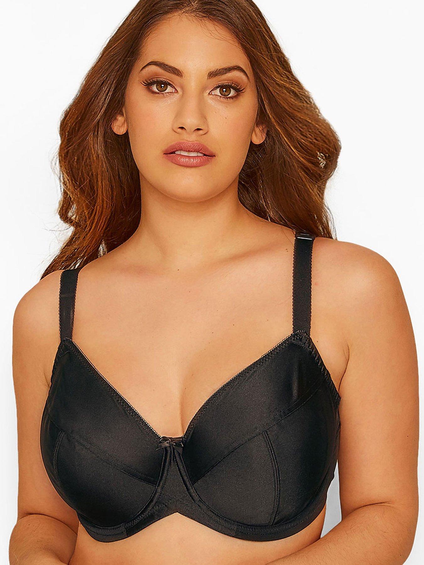  Yours London Classic Underwired  Everyday Bra - Black