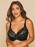 yours-yoursnbspwired-soft-cup-lace-bra-blacknbspfront