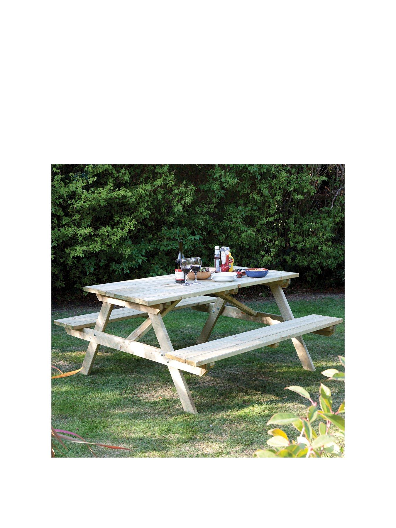 Rowlinson Premier Heavy Duty Picnic Table 1.8m