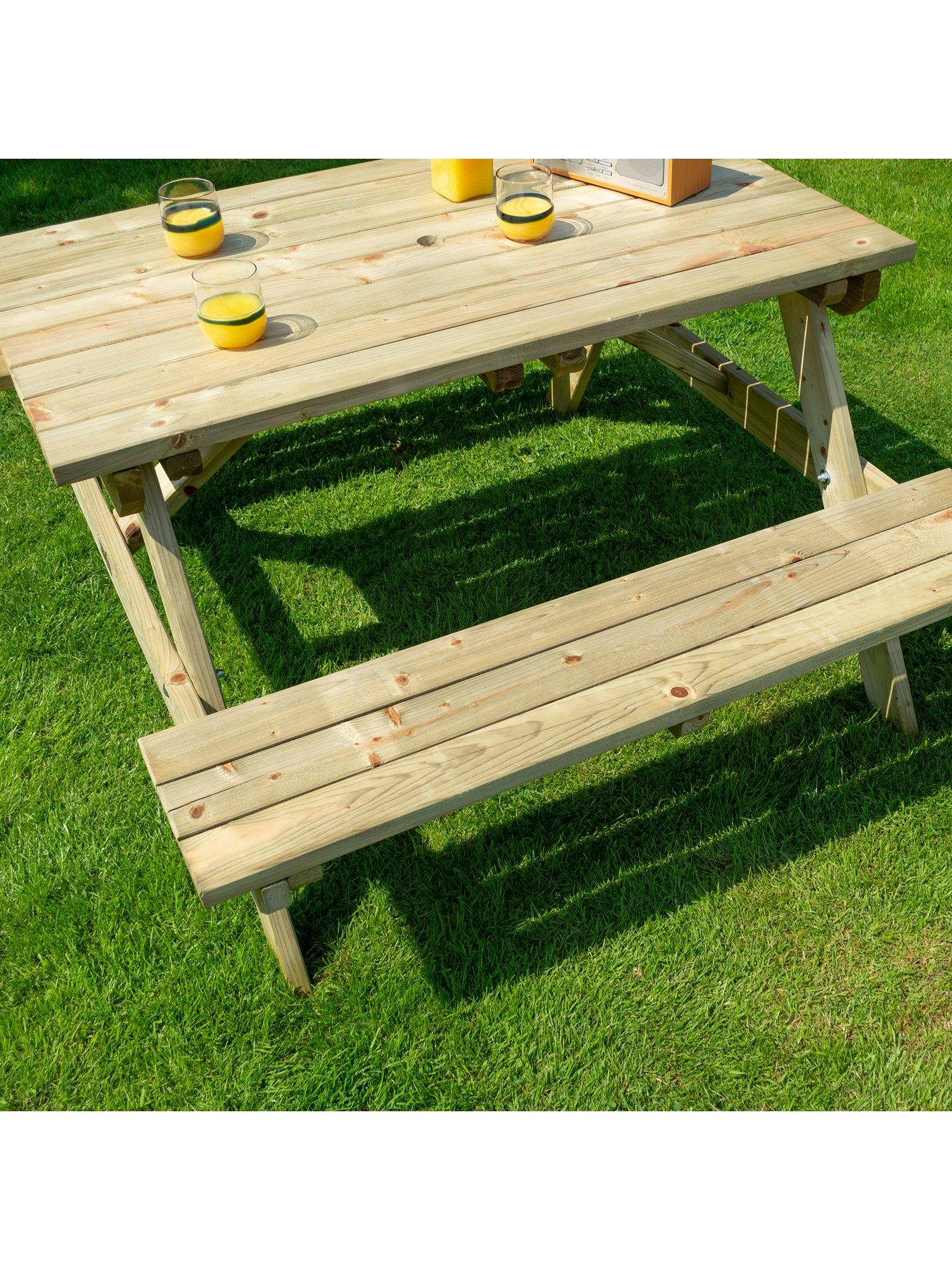 Image 4 of 7 of Rowlinson 4ft Picnic Bench