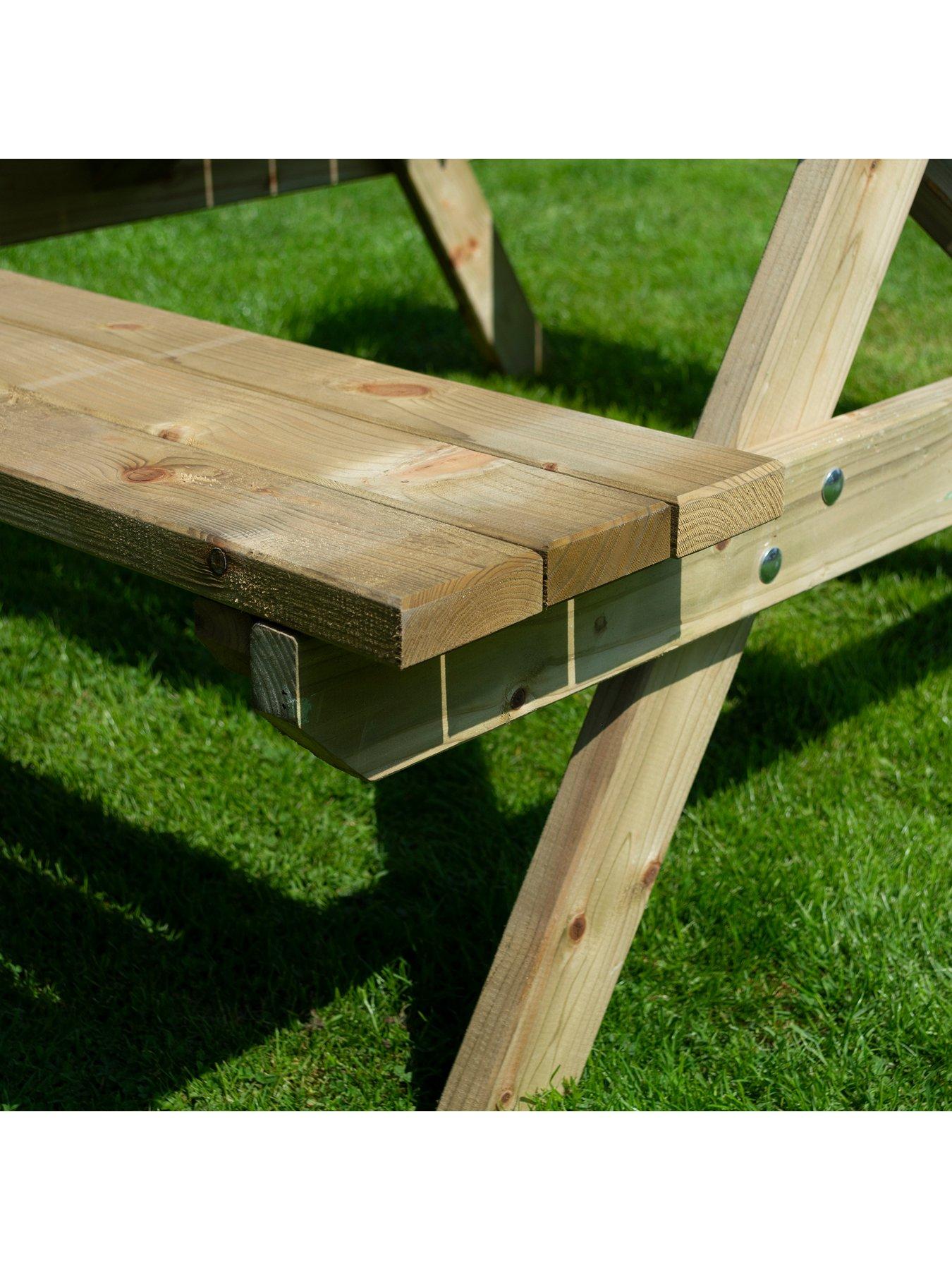 Image 7 of 7 of Rowlinson 4ft Picnic Bench