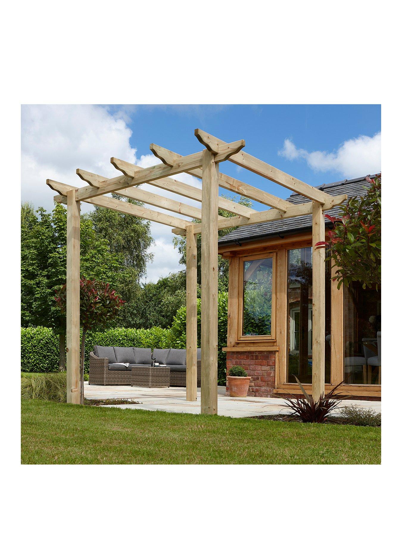 Rowlinson Traditional Wooden Pergola