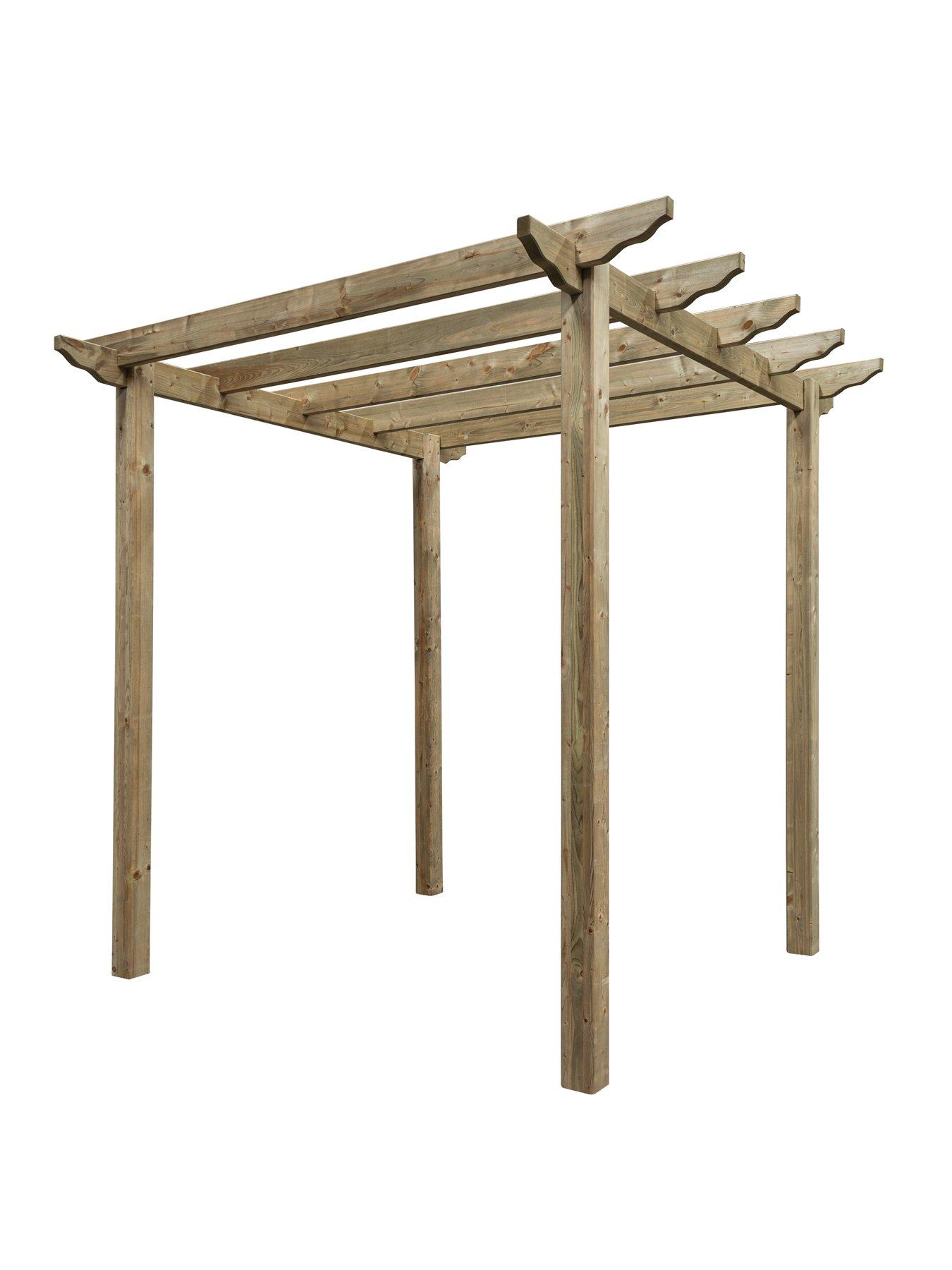 Image 4 of 4 of Rowlinson Traditional Wooden Pergola