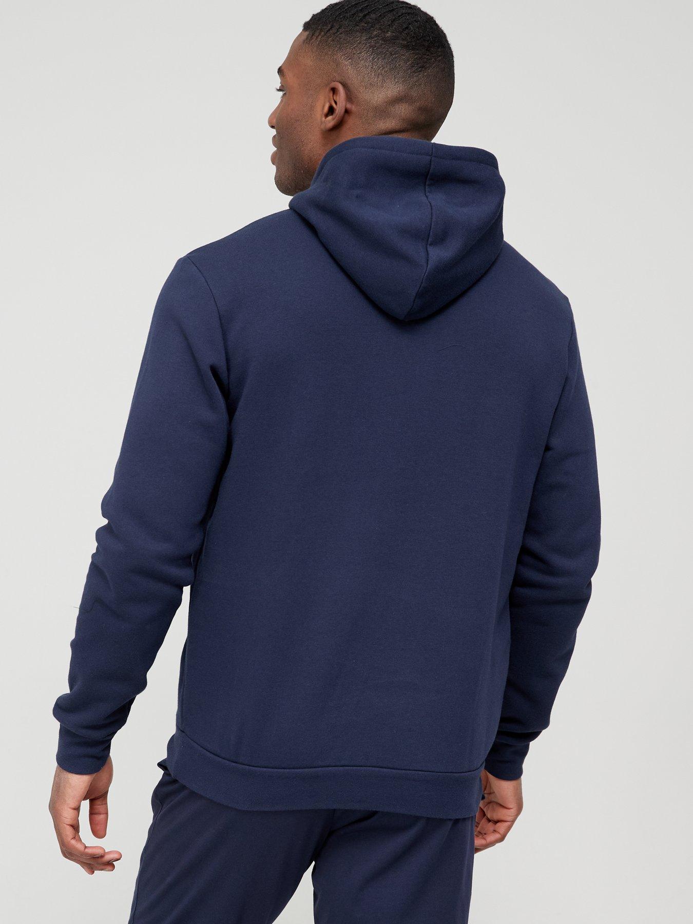  Feel Cozy Pullover Hoodie - Navy/White
