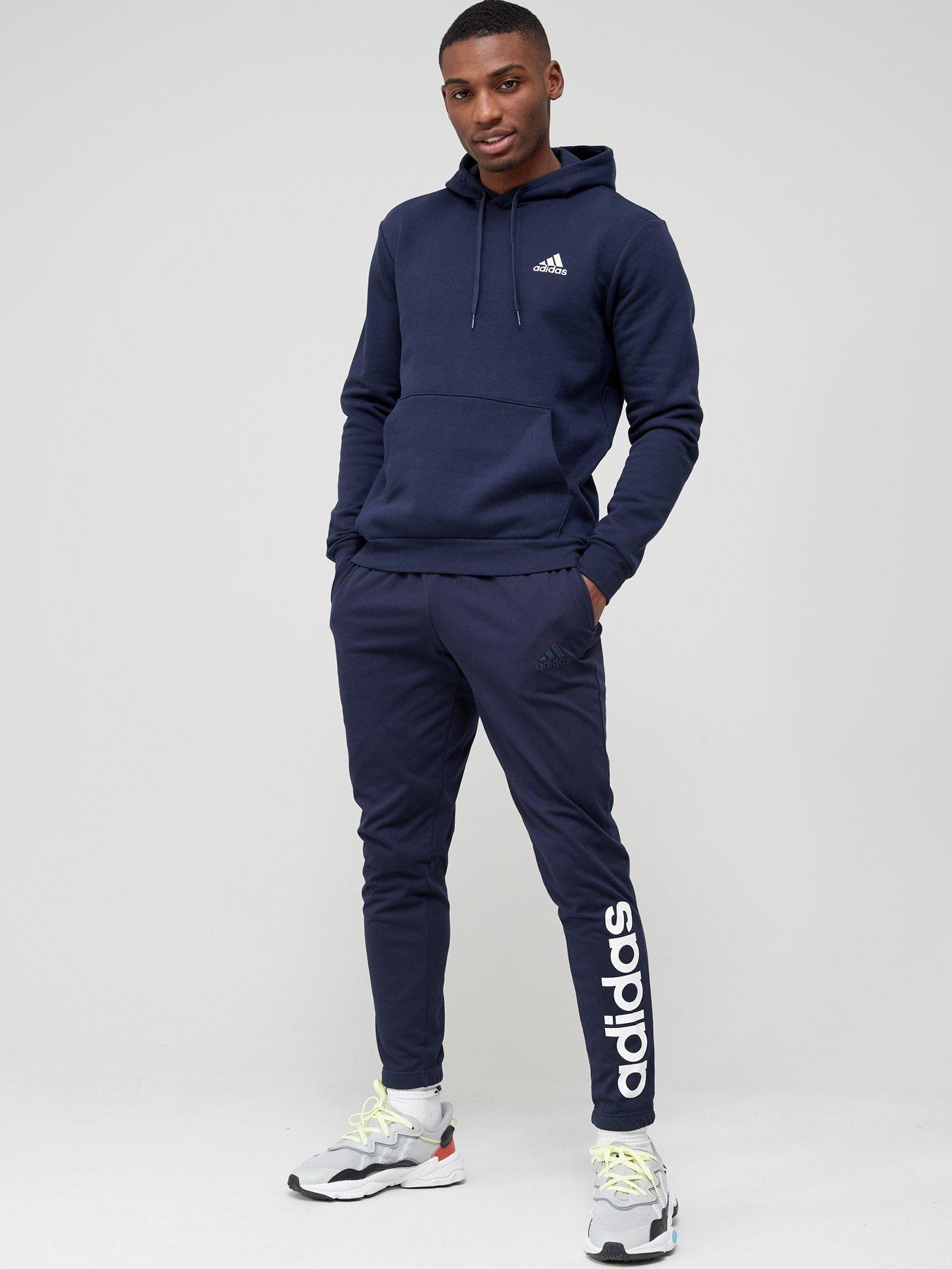  Feel Cozy Pullover Hoodie - Navy/White