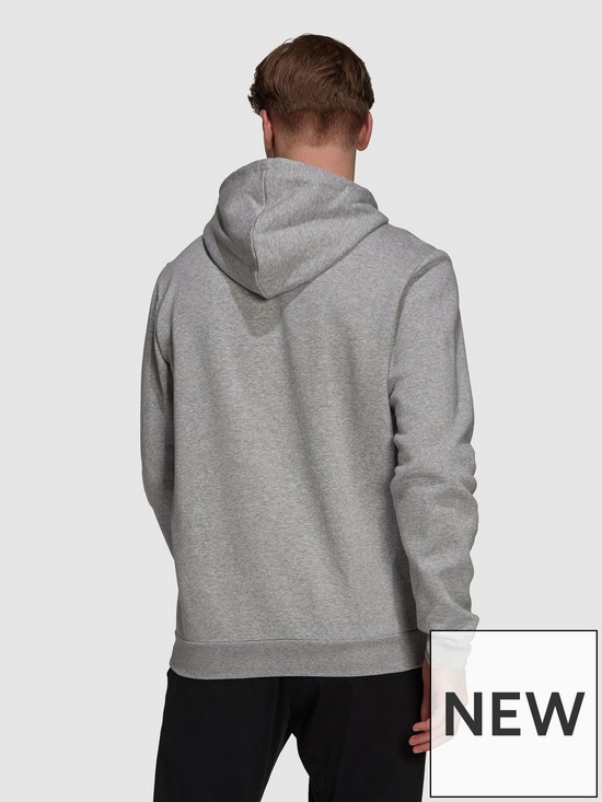 stillFront image of adidas-feelcozy-pullover-hoody-grey-heatherblack