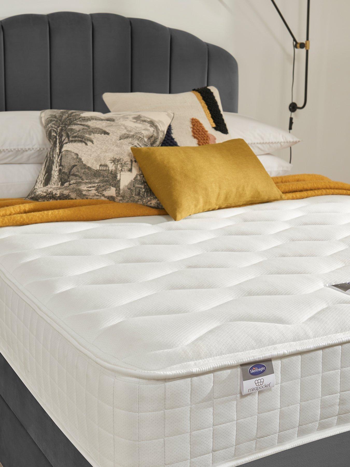 Image 4 of 7 of Silentnight Ava 1000 Pocket Memory. Medium Firm, Divan Bed (Headboard Included) - Velvet