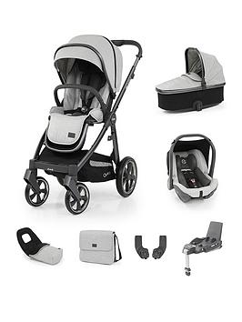 Oyster 3 Stroller Bundle With Carrycot, Capsule Car Seat  Base - City Grey/Tonic