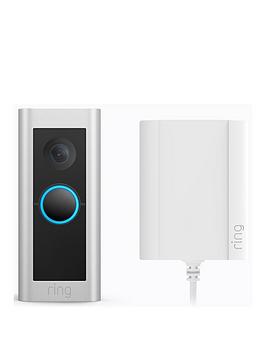 Product photograph of Ring Video Doorbell Pro 2 With Plugin Adapter from very.co.uk