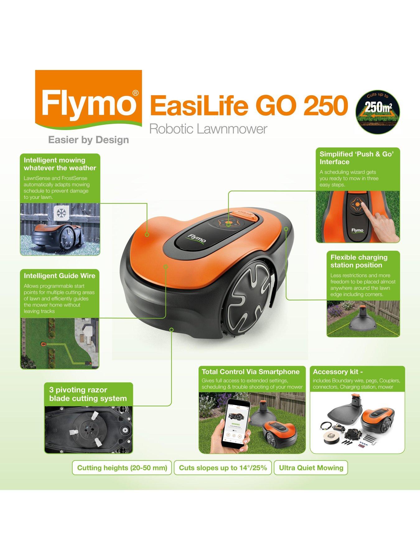 Flymo best sale robotic lawnmower