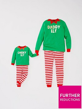 mini-v-by-very-boys-elf-christmas-mini-me-pyjamas-greenred