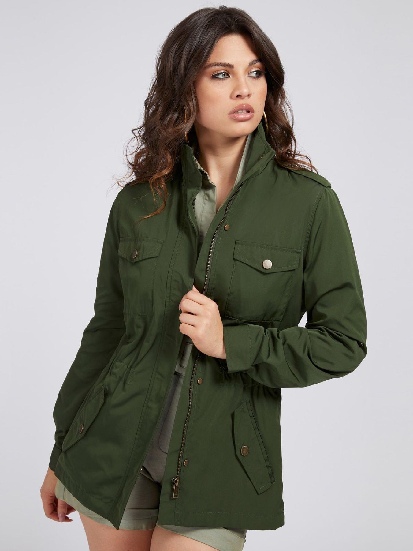 guess jacket green