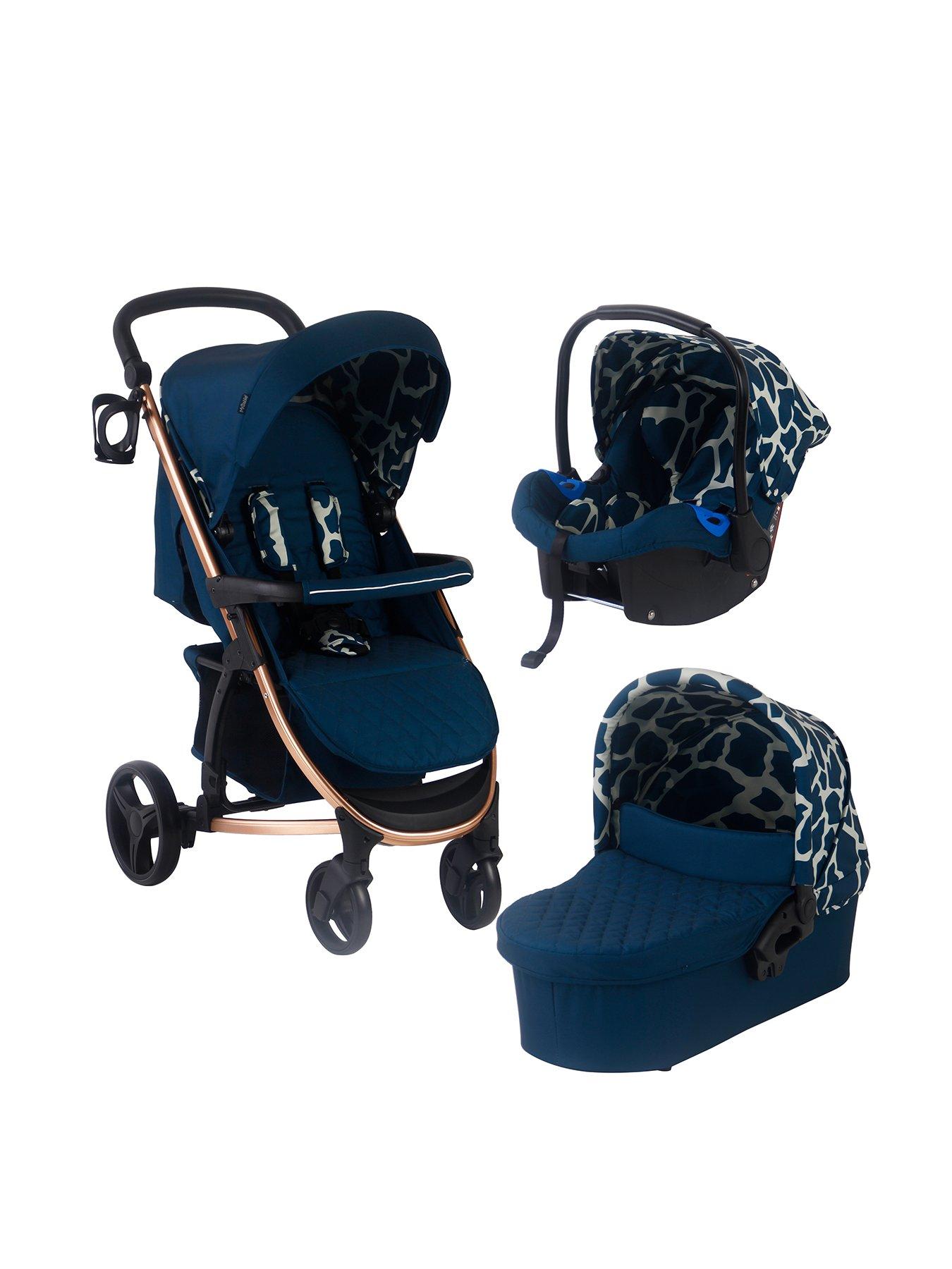 My Babiie Dani Dyer Navy Giraffe Travel 