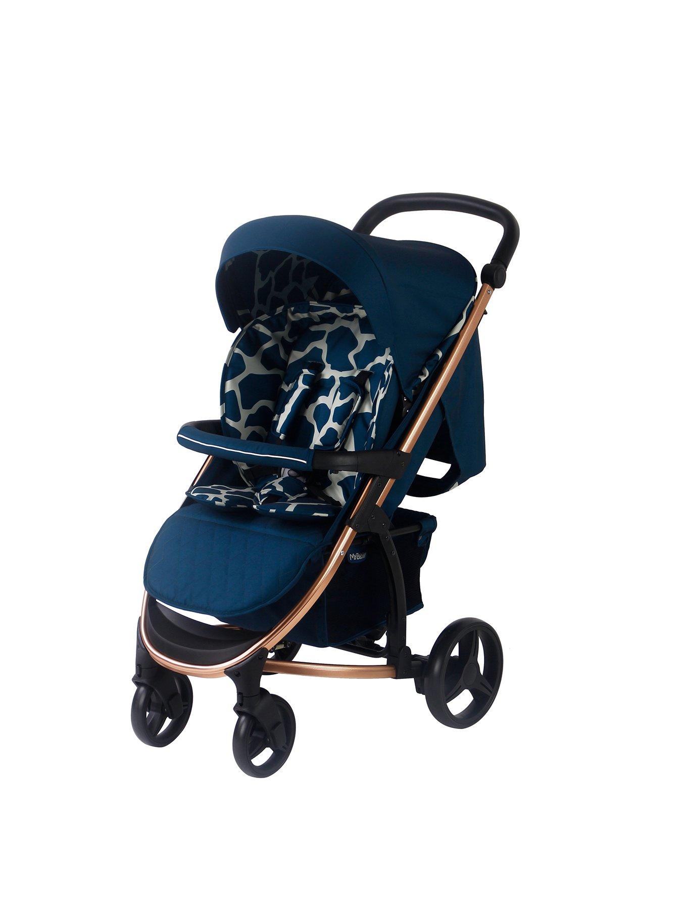 My Babiie Dani Dyer Navy Giraffe Travel 