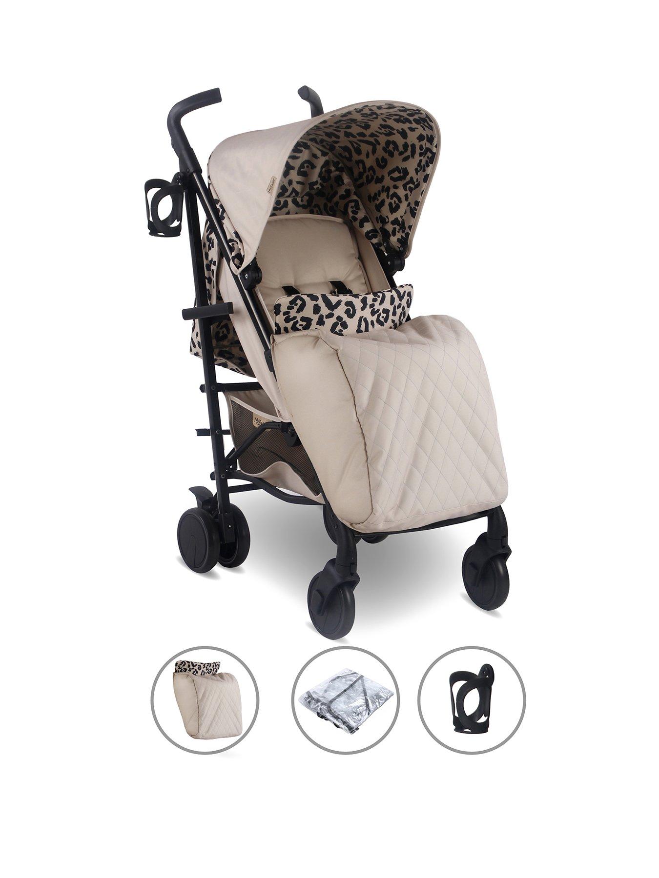 My Babiie MB51 Plus Stroller - Fawn Leopard