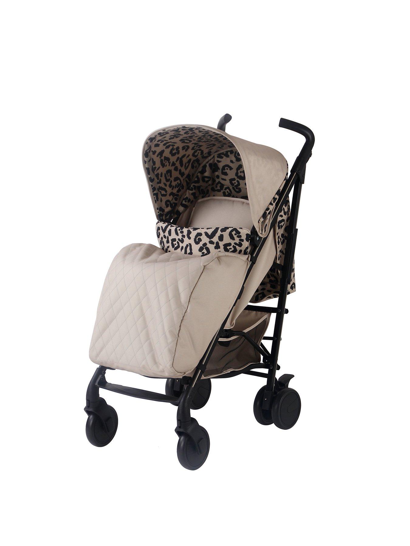 Pink leopard best sale print pram