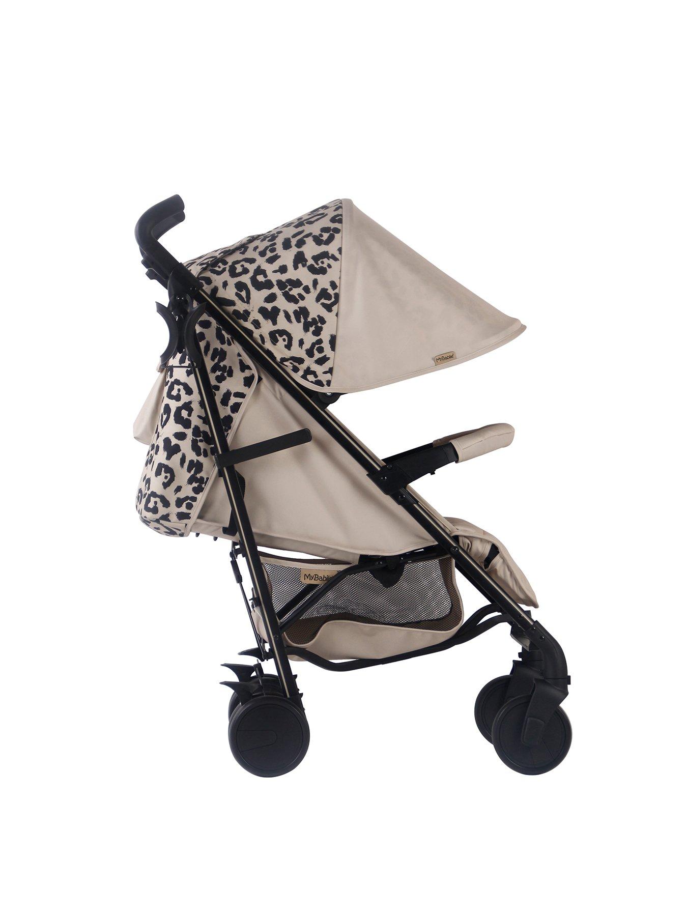 Leopard car seat and sales stroller