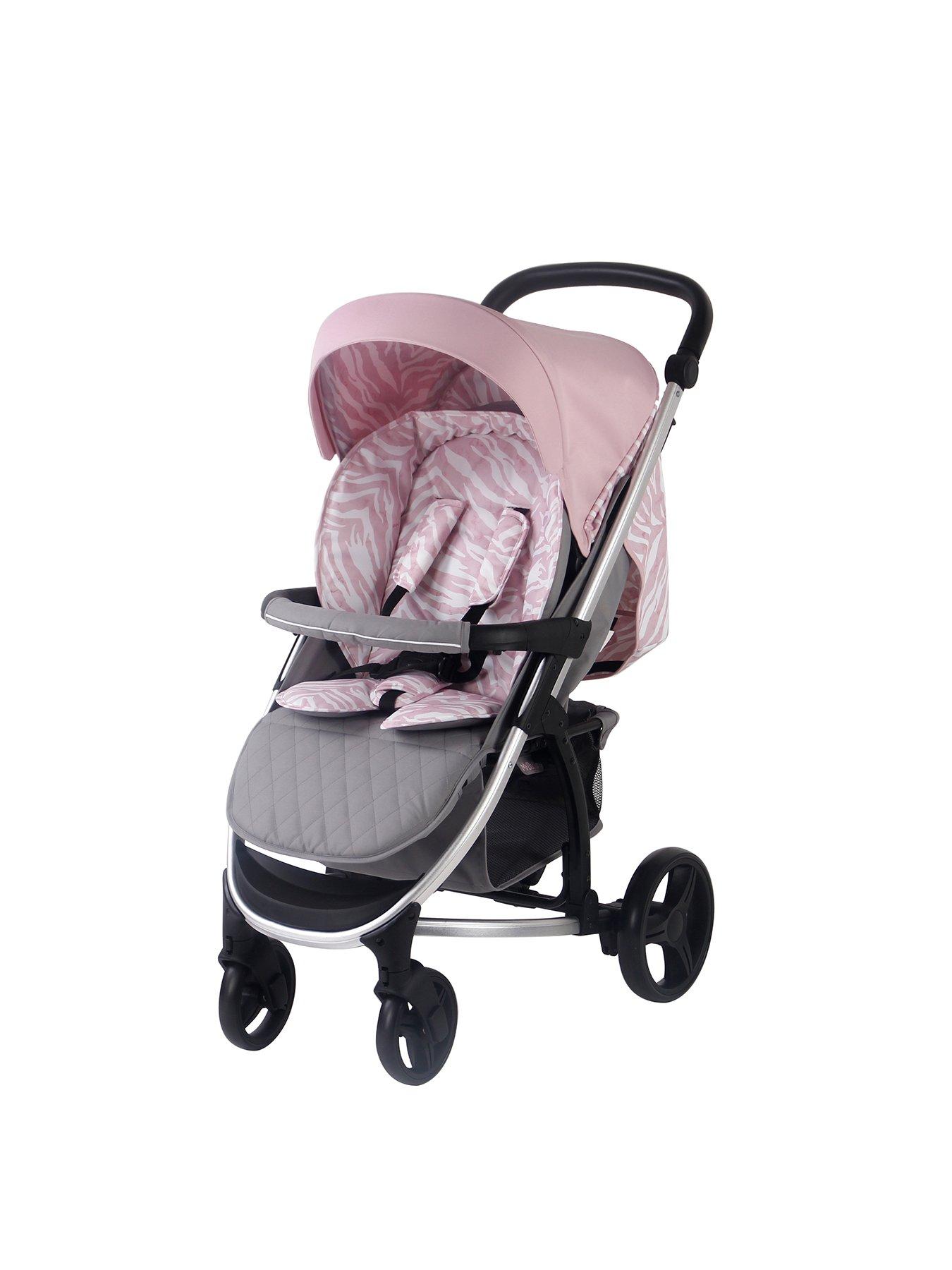 My Babiie Dani Dyer Pink \u0026 Grey Travel 