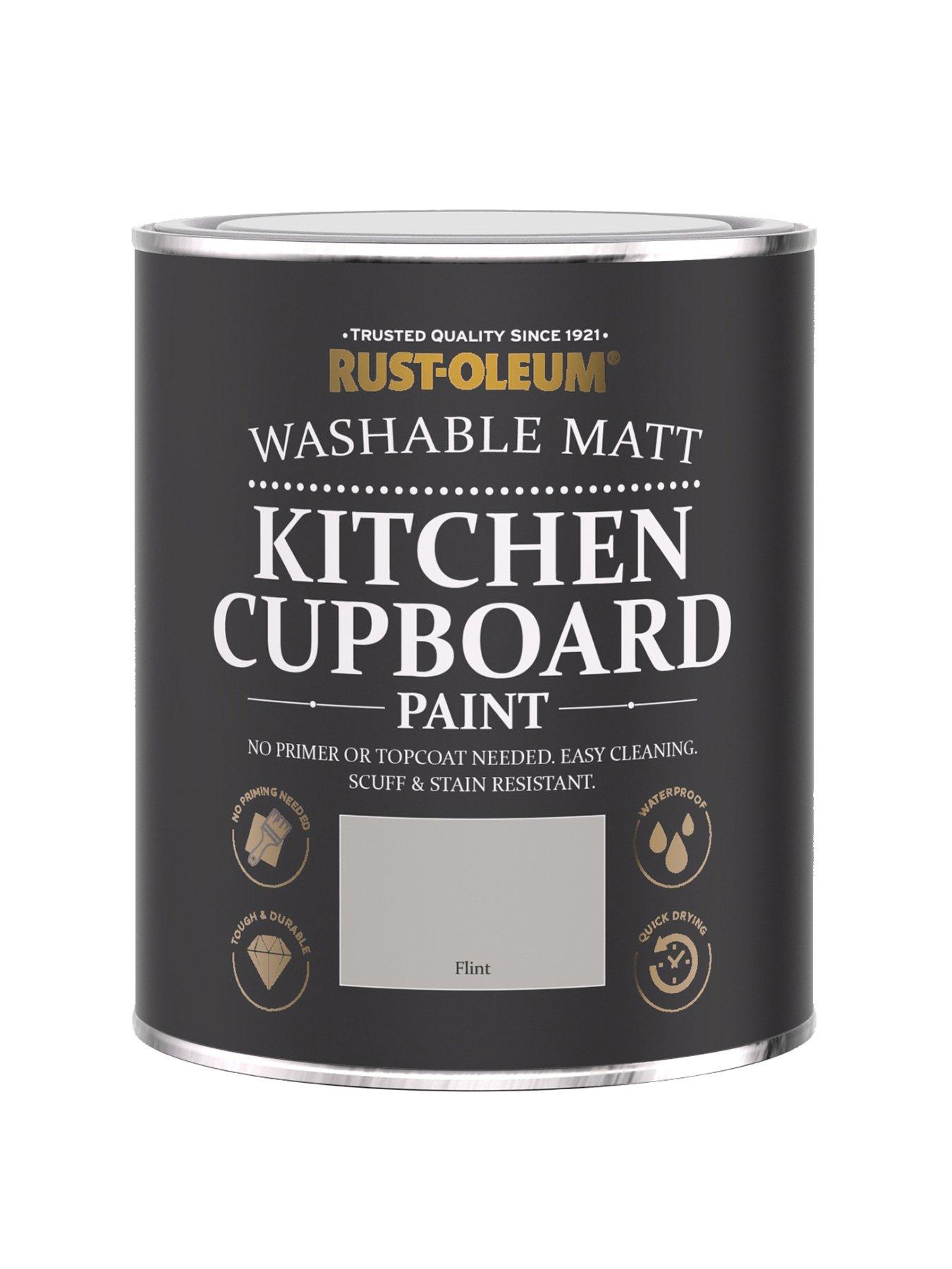 Rust-Oleum Kitchen Cupboard Paint in Flint – 750 ml Tin